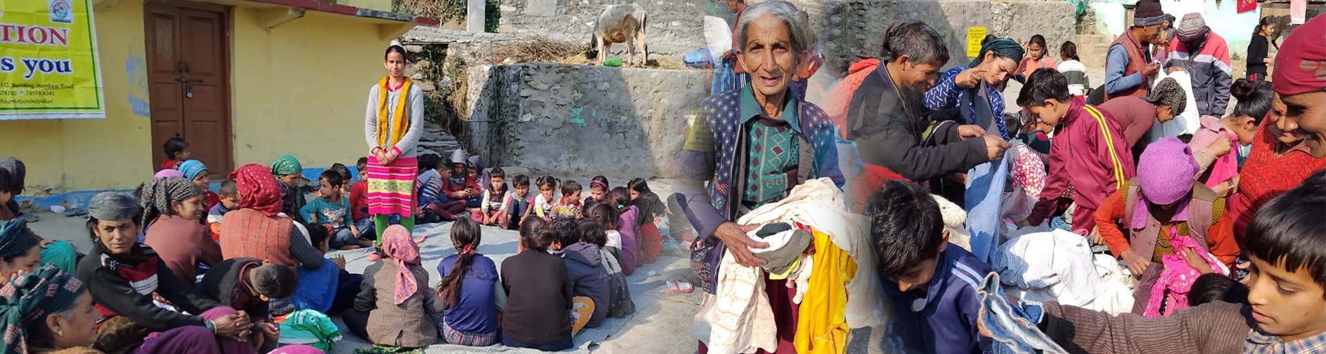 Cloth Distribution on 25 December 2023